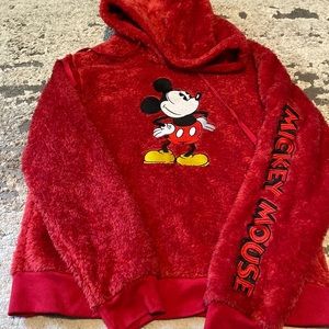 Mickey mouse fluffy hoodie
